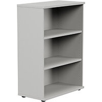 Medium Bookcase 1130mm High With Adjustable Shelves & Floor Leveller Feet Grey - Universal Storage Can Be Used Alone Or Accompany The Switch, Komo or Ashford Ranges Medium Bookcase 1130mm High With Adjustable Shelves & Floor Leveller Feet Grey - Universal Storage Can Be Used Alone Or Accompany The Switch, Komo or Ashford Ranges