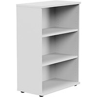 Medium Bookcase 1130mm High With Adjustable Shelves & Floor Leveller Feet White - Universal Storage Can Be Used Alone Or Accompany The Switch, Komo or Ashford Ranges Medium Bookcase 1130mm High With Adjustable Shelves & Floor Leveller Feet White - Universal Storage Can Be Used Alone Or Accompany The Switch, Komo or Ashford Ranges