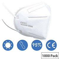 KN95 FFP2 Filter Respirator Face Mask Pack of 1000 KN95 FFP2 Filter Respirator Face Mask Pack of 1000