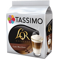Tassimo L'Or Latte Macchiato Coffee Pods Pack of 40 4041304 Tassimo L'Or Latte Macchiato Coffee Pods Pack of 40 4041304