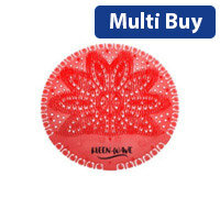 KleenWave Pack of 20 Urinal Screens Tropical Red