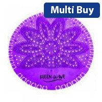 KleenWave Pack of 20 Urinal Screens Cherry Purple