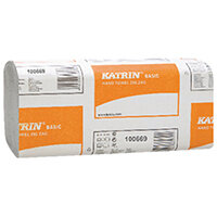 Katrin Basic Zig Zag White Hand Towels Pack of 5000 100669 Katrin Basic Zig Zag White Hand Towels Pack of 5000 100669