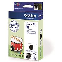 Brother LC22UBK Black Super High Yield Inkjet Cartridge LC-22U Brother LC22UBK Black Super High Yield Inkjet Cartridge LC-22U