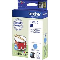 Brother LC22UC Cyan Super High Yield Inkjet Cartridge LC-22U Brother LC22UC Cyan Super High Yield Inkjet Cartridge LC-22U