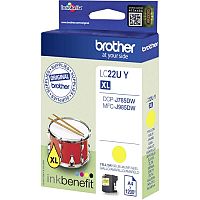 Brother LC22UY Yellow Super High Yield Inkjet Cartridge LC-22U Brother LC22UY Yellow Super High Yield Inkjet Cartridge LC-22U