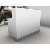 Organic Modern White Straight Reception Desk W1400mmxD660mmxH1105mm Organic Modern White Straight Reception Desk W1400mmxD660mmxH1105mm