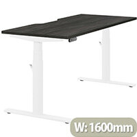 LEAP Electric Height Adjustable Rectangular Sit Stand Desk Dual Purpose Reversible Scallop Top W1600xD700xH620-1270mm Harbour Oak Top White Frame. Prevents & Reduces Muscle & Back Problems, Heart Risks & Increases Brain Activity. LEAP Electric Height Adjustable Rectangular Sit Stand Desk Dual Purpose Reversible Scallop Top W1600xD700xH620-1270mm Harbour Oak Top White Frame. Prevents & Reduces Muscle & Back Problems, Heart Risks & Increases Brain Activity.