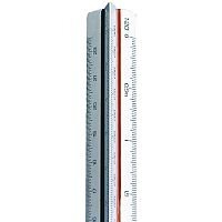 Linex Triangular Scale Rule 500-2500 30cm