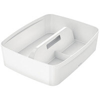Leitz MyBox Organiser Tray With Handle Large White 53220001