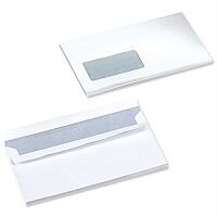 Opportunity White DL Envelopes Light Weight Window 110x220mm Self Seal 1000 Opportunity White DL Envelopes Light Weight Window 110x220mm Self Seal 1000