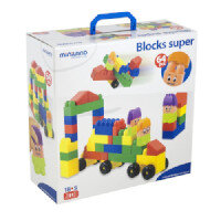 Building Blocks - Super Blocks 64 Piece