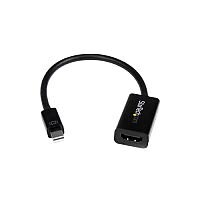 StarTech Mini DisplayPort to HDMI 4K Audio / Video Converter mDP 1.2 to HDMI Active Adapter for UltraBook / Laptop 4K @ 30 Hz Black MDP2HD4KS