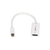 StarTech Mini DisplayPort to HDMI 4K Audio / Video Converter mDP 1.2 to HDMI Active Adapter for Mac Book Pro / Mac Book Air 4K @ 30 Hz White MDP2HD4KSW