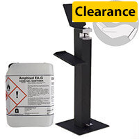 Metal Free-Standing Sanitiser Gel Dispenser