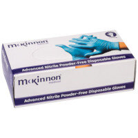McKinnon Nitrile MEDIUM Disposable Gloves Powder-Free (100) Box MN100M McKinnon Nitrile MEDIUM Disposable Gloves Powder-Free (100) Box MN100M