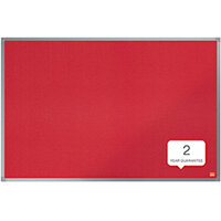 Nobo Essence Felt Notice Board 600 x 450mm Red 1915202 Nobo Essence Felt Notice Board 600 x 450mm Red 1915202