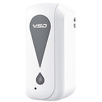 Touch-less Wall Hand Sanitizer & Soap Dispenser 1200ml White Touch-less Wall Hand Sanitizer & Soap Dispenser 1200ml White