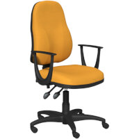 OA Series High Back High Back Operator Office Chair Bespoke Camira Xtreme Fabric with Fixed Arms