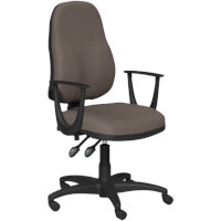 OA Series High Back High Back Operator Office Chair Bespoke Lotus PU with Fixed Arms