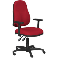 OA Series High Back High Back Operator Office Chair Bespoke Evert Fabric with Height Adjustable Arms