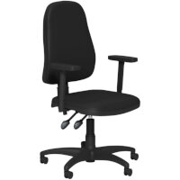 OA Series High Back High Back Operator Office Chair Black Vinyl with Height Adjustable Arms OA Series High Back High Back Operator Office Chair Black Vinyl with Height Adjustable Arms