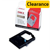 OKI 09002315 Printer Ribbon Cassette Black - For OKI 520 Series Printers