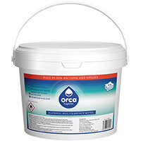 Orca 70 Percent Alcohol Disinfectant Wipes Pack of 400 ORC201 Orca 70 Percent Alcohol Disinfectant Wipes Pack of 400 ORC201