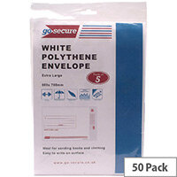 Go Secure Extra Strong Polythene Envelopes 610x700mm Pack of 50 PB08230 Go Secure Extra Strong Polythene Envelopes 610x700mm Pack of 50 PB08230