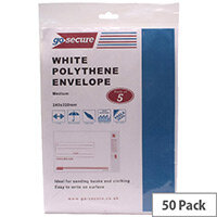 Go Secure Extra Strong Polythene Envelopes 245x320mm Pack of 50 PB08231 Go Secure Extra Strong Polythene Envelopes 245x320mm Pack of 50 PB08231