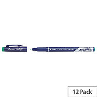 Pilot FriXion Fineliner Green Pack of 12 4902505560514 Pilot FriXion Fineliner Green Pack of 12 4902505560514