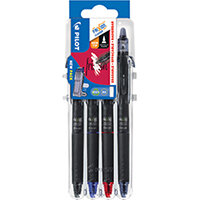 Pilot FrXiion Set2Go Rollerball Synergy Clicker Pens Assorted Pack of 4 S2G571971 Pilot FrXiion Set2Go Rollerball Synergy Clicker Pens Assorted Pack of 4 S2G571971