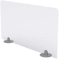Screen Three - Self Supporting Rectangular Protective Perspex Desk Screen without Aperture & with Radius Corners W985xH600xD150mm Screen Three - Self Supporting Rectangular Protective Perspex Desk Screen without Aperture & with Radius Corners W985xH600xD150mm