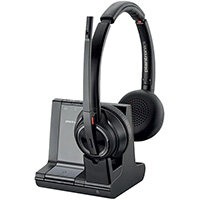 Plantronics Savi 8220 Wireless DECT Headset Binaural MS 207326-02 Plantronics Savi 8220 Wireless DECT Headset Binaural MS 207326-02
