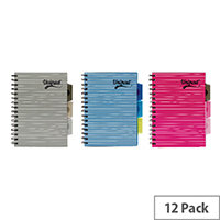 Pukka Unipad Project Book A5 200 Pages Pack of 12 6201-UNI Pukka Unipad Project Book A5 200 Pages Pack of 12 6201-UNI