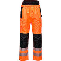 Portwest PW342 PW3 Hi-Vis Extreme Trousers Orange & Black Medium