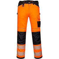 Portwest PW385 PW3 Women's Stretch Trousers Orange & Black Size 32 Portwest PW385 PW3 Women's Stretch Trousers Orange & Black Size 32