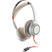 Poly Blackwire 7225 BW7225 Headset USB-C Corded WW White 211155-01 Poly Blackwire 7225 BW7225 Headset USB-C Corded WW White 211155-01