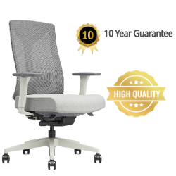 PostureX - Grey Mesh Ergonomic Office Chair - 10 Year Warranty