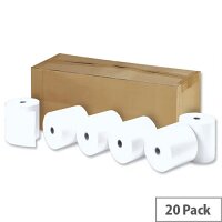 Thermal Printer Rolls 80x80x12.7mm Length 80m - Paper Thermal Rolls - Ref. TH243 (Pack of 20)
