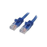 StarTech 6 ft Blue Snagless Cat5e UTP Patch Cable Cat 5e 6 ft 1 x RJ-45 1 x RJ-45 Blue RJ45PATCH6 StarTech 6 ft Blue Snagless Cat5e UTP Patch Cable Cat 5e 6 ft 1 x RJ-45 1 x RJ-45 Blue RJ45PATCH6