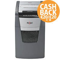 Rexel Optimum Auto Feed+ 150 Sheet Automatic Cross Cut Paper Shredder, P-4 Security, Small Office Use, 44 Litre Removable Bin, 2020150X Rexel Optimum Auto Feed+ 150 Sheet Automatic Cross Cut Paper Shredder, P-4 Security, Small Office Use, 44 Litre Removable Bin, 2020150X