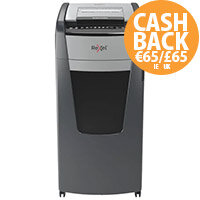 Rexel Optimum Auto Feed+ 600 Sheet Automatic Cross Cut Paper Shredder, P-4 Security, 110 Litre Removable Bin, Castor Wheels, 2020600X Rexel Optimum Auto Feed+ 600 Sheet Automatic Cross Cut Paper Shredder, P-4 Security, 110 Litre Removable Bin, Castor Wheels, 2020600X
