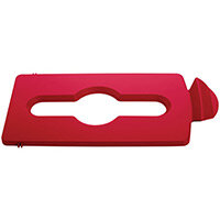 Rubbermaid Slim Jim Recycling Station Stream Topper Red Mixed Recycling Lid Rubbermaid Slim Jim Recycling Station Stream Topper Red Mixed Recycling Lid