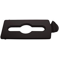 Rubbermaid Slim Jim Recycling Station Stream Topper Brown Mixed Recycling Lid Rubbermaid Slim Jim Recycling Station Stream Topper Brown Mixed Recycling Lid