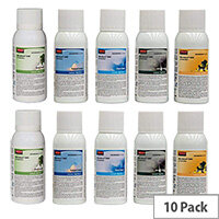 Rubbermaid Microburst 3000 Preference Mixed Pack 75ml Aerosol - 10 Refills Rubbermaid Microburst 3000 Preference Mixed Pack 75ml Aerosol - 10 Refills