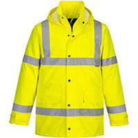 Portwest S460 Hi-Vis Traffic Jacket Yellow Medium