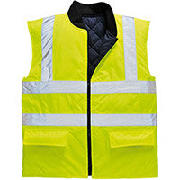 Portwest S469 Hi-Vis Bodywarmer Yellow 4XL