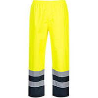 Portwest S486 Hi-Vis 2-Tone Trouser Yellow & Navy Medium