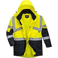 Portwest S760 Hi-Vis Breathable Jacket Yellow & Navy 3XL